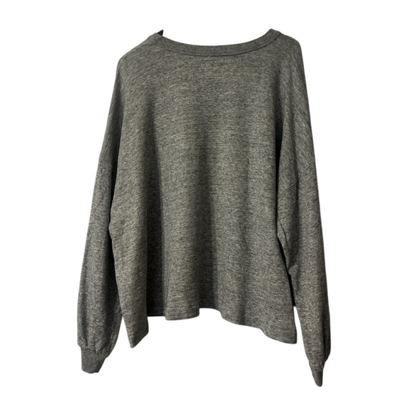 J.Crew Vintage Fleece Gray Sweatshirt Size XL 100% Cotton Re-Imagined Collection - Picture 2 of 8